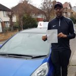 oshea passing his test in letchworth